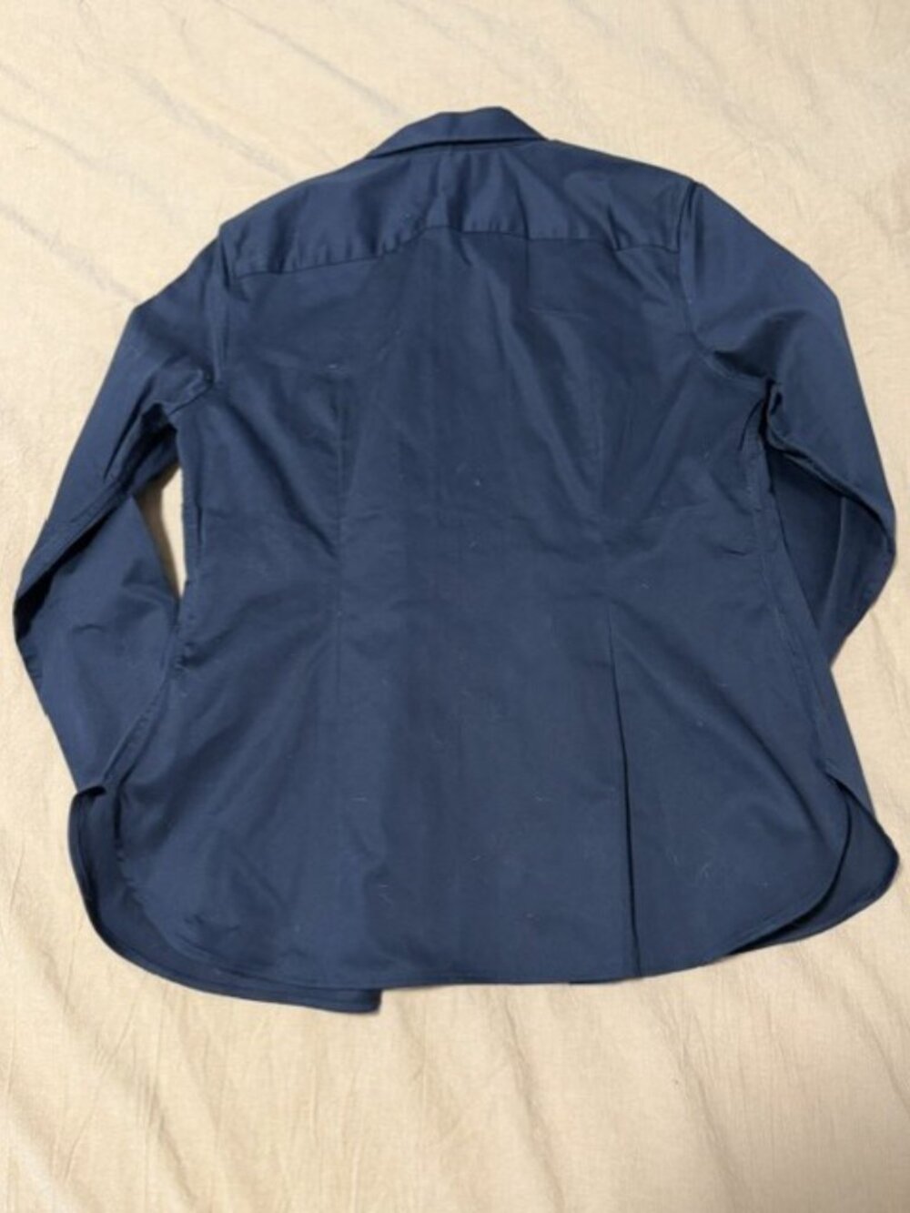 Banana Republic cotton Women's Dark Blue button down Shirt P4 - Picture 5 of 7